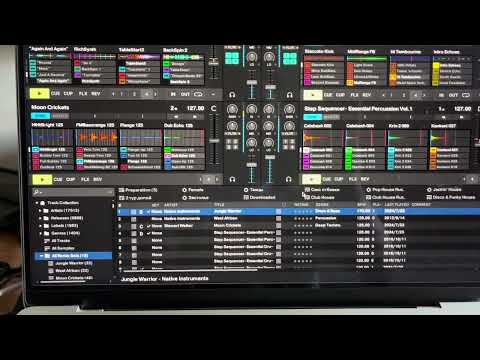 Test 4 Pattern Players + 4 Remix Decks + 1 Step Sequencer in Traktor Pro 4