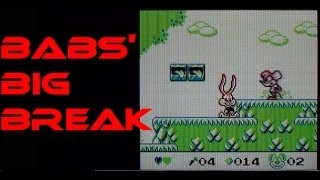 Tiny Toon Adventures: Babs' Big Break, playing on the Game Boy