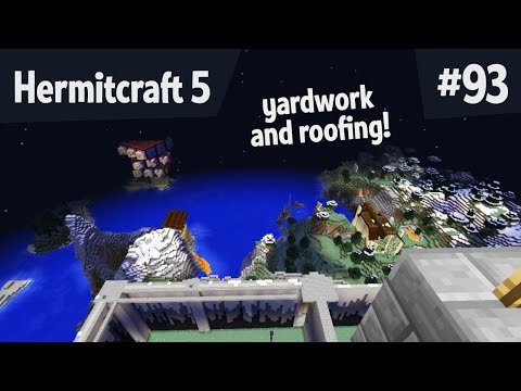 Lawn work and roofing — Hermitcraft 5 ep 93