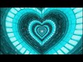 3D Neon Led Lights Heart Tunnel Particles Background Heart Vj Loop 2025 Abstract Background
