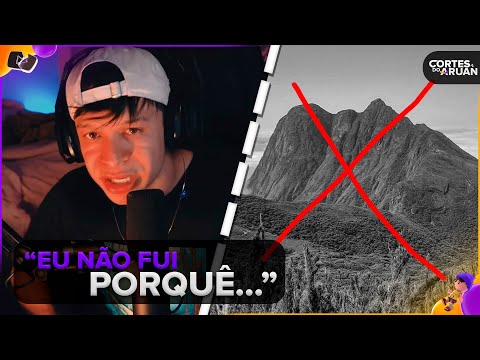 ARUAN EXPLICA O MOTIVO DE NÃO IR SUBIR O PICO PARANÁ COM OS CAÇADORES DE LENDAS - Cortes do Aruan