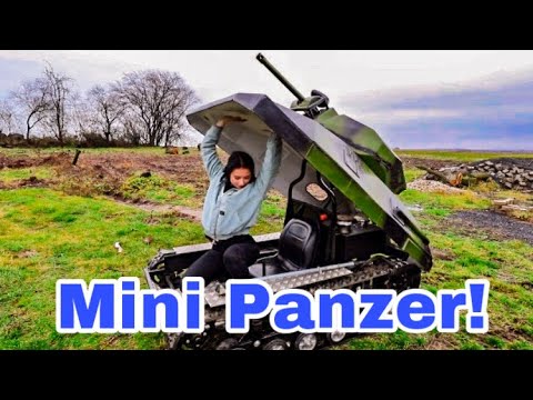 Jetzt wird richtiger Panzer gefahren!