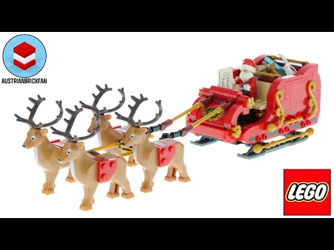 Vidéo LEGO Saisonnier 40499 : Le traîneau du Père Noël