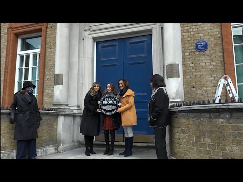 Errol Brown black plaque recognition (UK) - ITV London News - 27th November 2020