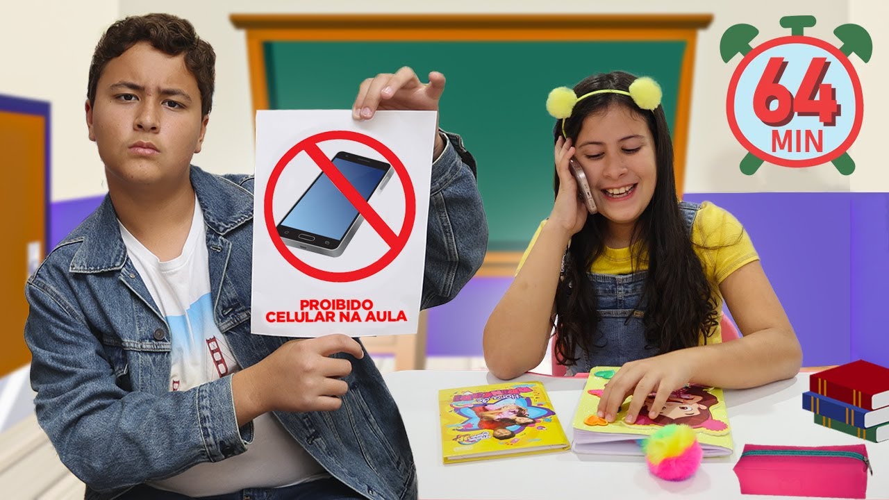 Maria Clara e JP nas melhores histórias escolares para crianças | Vídeo de 1 hora