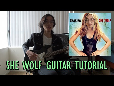 She Wolf by Shakira Guitar Tutorial