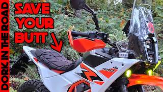 Uncomfortable Motorcycle Seat?: Here's a Cheap Fix...