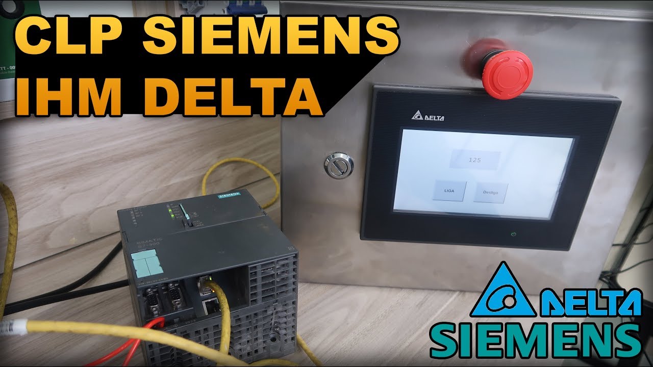 Como Comandar um CLP da Siemens Com uma IHM da Delta!