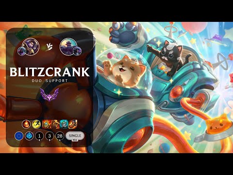 Blitzcrank Support vs Braum - EUW Master Patch 12.22