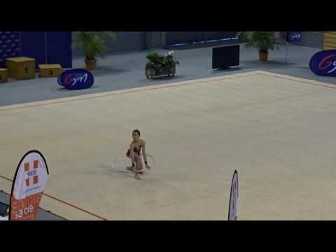 Emma Jousseaume cerceau - Nat B 10-11 ans - France Chambéry 2017