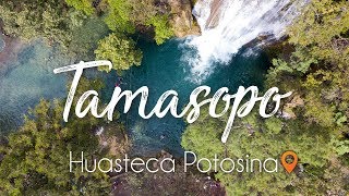 preview picture of video 'Cascadas de Tamasopo - La mejor vista - Huasteca Potosina - Travel Drone Vlog'