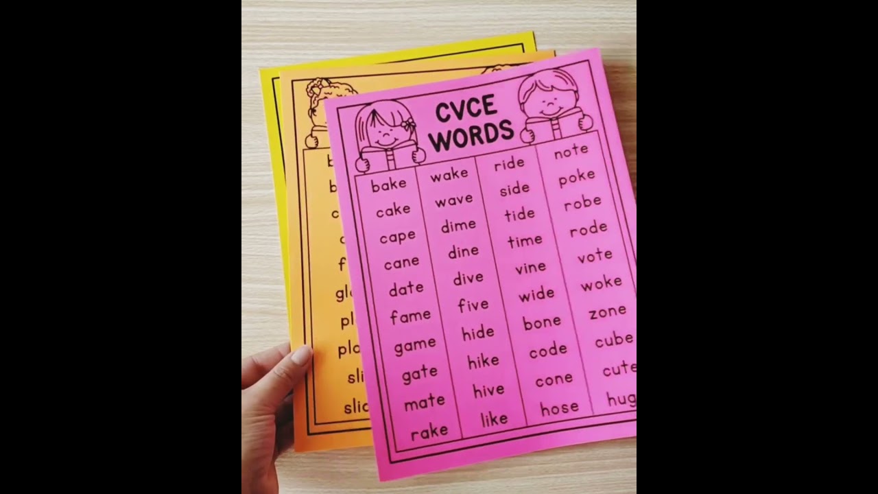 FREE Word Lists for Beginning Readers