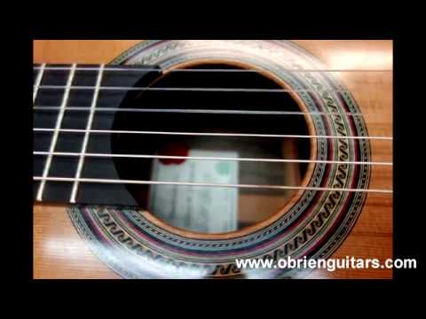 O'Brien Guitars - Classical Bocote with cedar top