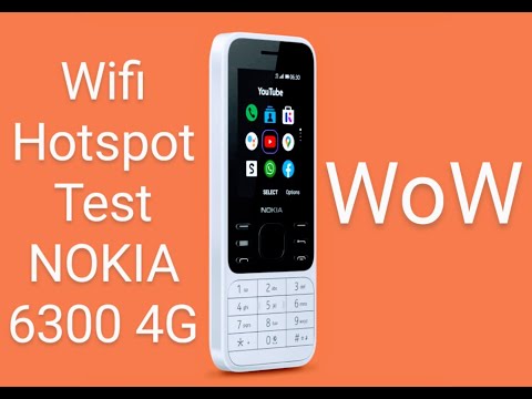 Nokia 6300 4G Unboxing and test Wifi Hotspot