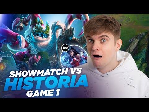 RHOBALAS : SHOWMATCH VS HISTORIA - VEIGAR VS AHRI | LOL FR