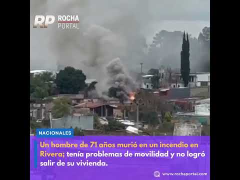 Un hombre de 71 años muere en incendio de vivienda en Pueblo Nuevo.