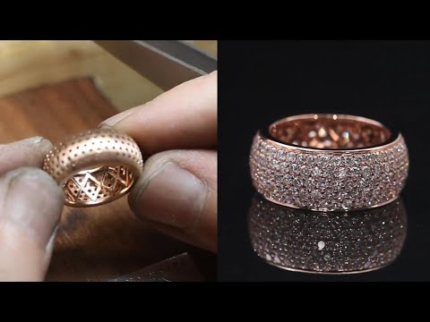 Episode 2 | Making a  18K Gold Full Diamond Ring