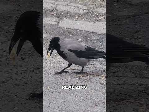 You Won’t Believe What This Crow Did for a Snack