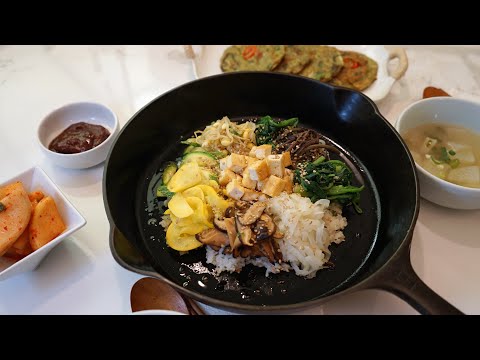 설날 남은 나물, 다양한 비빔밥으로 더 맛나게 드셔보셔요! | 비빔밥을 위한 나물 만드는 법 | 여섯가지 나물 만들기 | How to make bibimbap