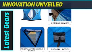 `Portable Ice Fishing Shanty: Your Ultimate Cozy Winter Shelter!