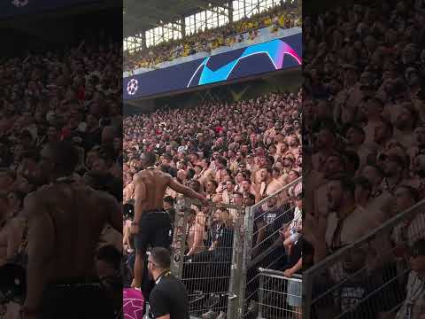 Paris Saint Germain away at Borussia Dortmund - Champions League