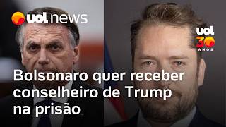 Bolsonaro pede autorização a Moraes para receber conselheiro de Trump na prisão