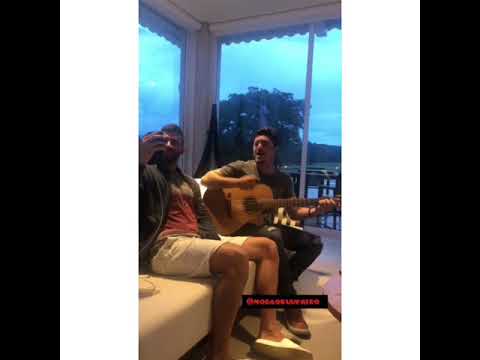 Gustavo Lima, George Henrique e Edu Braga cantando Preciso ser Amado de Zezé de Camargo e Luciano