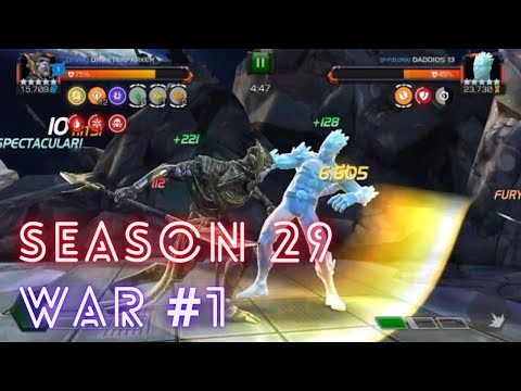 Alliance War Season 29 1st War - Marvel Contest of Champions