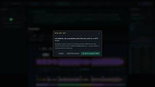 03. BPM not set confirmation dialog