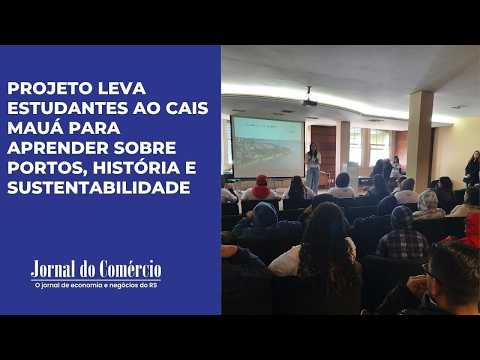 Projeto leva estudantes ao Cais Mauá para aprender sobre portos, história e sustentabilidade