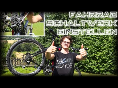 Fahrrad Schaltwerk einstellen - Shimano Deore XT