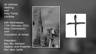 Ash Wednesday Communion and Imposition of Ashes
