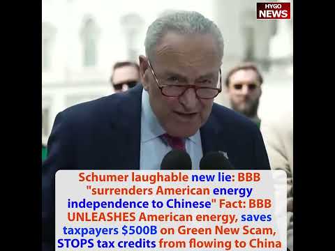 CNBC: welcome news; Trump: Newsom worst-run; Schumer new lie; $taxpayer Sesame Street in Iraq funny
