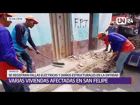 Registran fuertes daños estructurales en Yaracuy