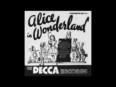 ALICE IN WONDERLAND Frank Luther 1936 Decca Records