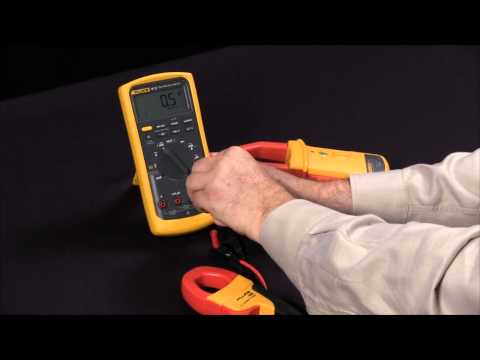 How To Configure A Fluke Multimeter To Use AC And AC/DC Current Clamps