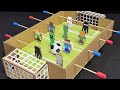 How To Make Table Football Game From Cardboard DIY Soccer Game