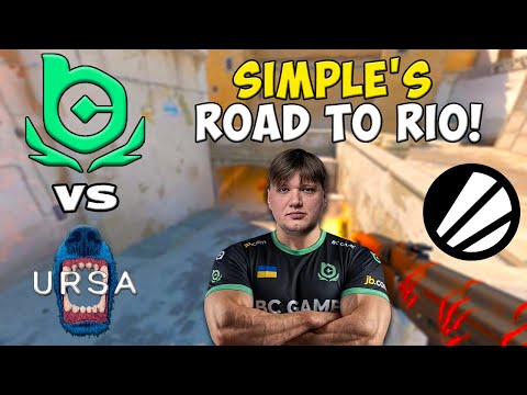 S1MPLE's FIRST MATCH IN 2026! Ursa vs BC.Game - HIGHLIGHTS - IEM Rio 2026 Closed Qualifier