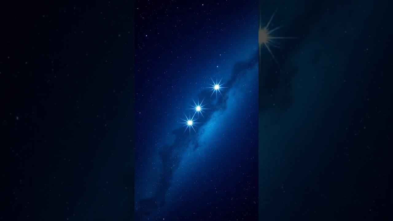 The 3 Stars of Orion's Belt - Mind-Blowing Facts #sky #nightsky #ytshorts