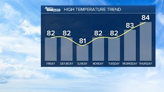 First Alert Weather Forecast for Afternoon of Thursday, April 25, 2024