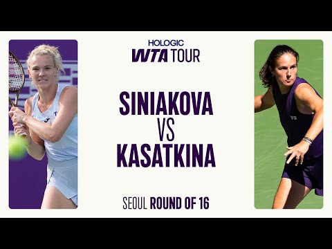 Katerina Siniakova vs. Daria Kasatkina | 2025 Seoul Round of 16 | WTA Match Highlights