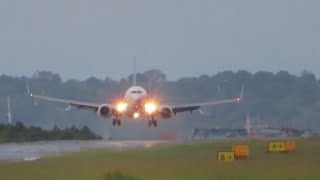 preview picture of video 'Morning Landing Sriwijaya Air Boeing 737-800 di Bandara DEO Kota Sorong Papua'
