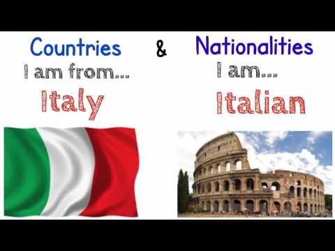 Countries and nationalities