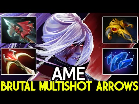 AME [Drow Ranger] Brutal Multishot Damage Destroy SEA Ranked Dota 2