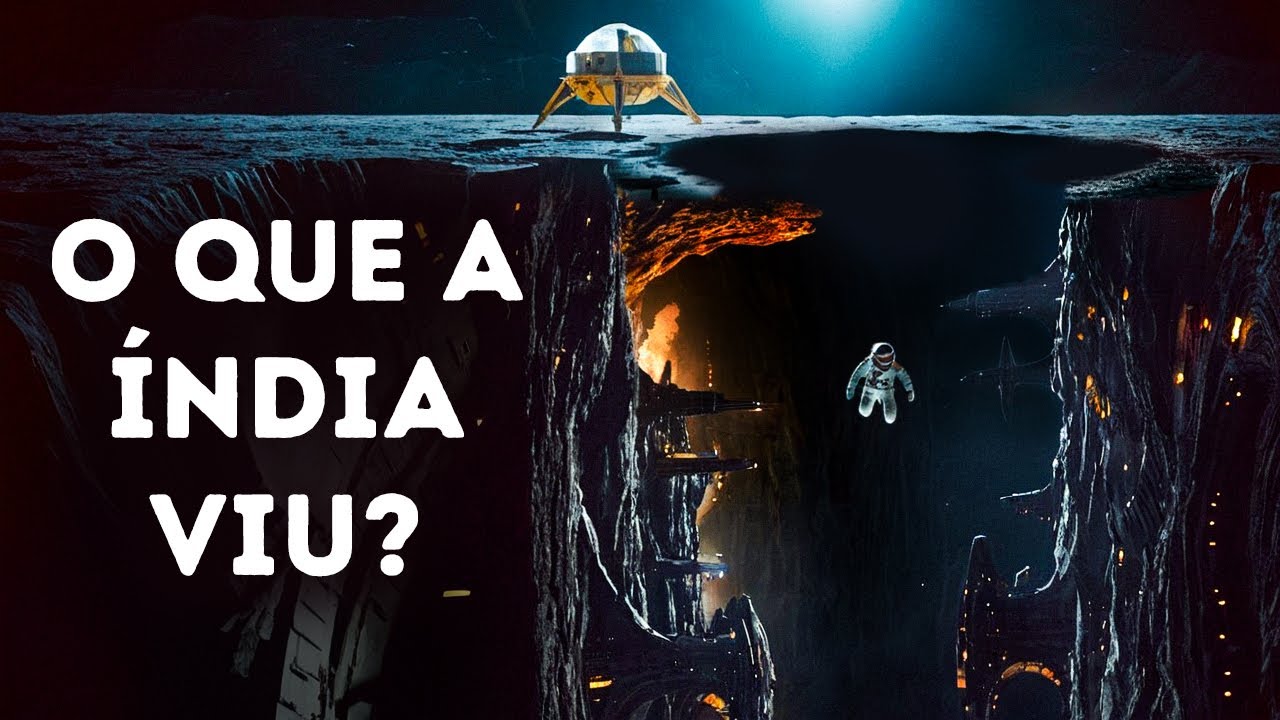 EXISTE ALGO ABAIXO DA SUPERFÍCIE DA LUA | A missão Chandrayaan 3, da Índia, Descobriu Algo Chocante!