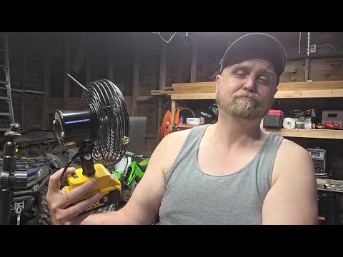 Dewalt powered utility fan review - this thing BLOWS