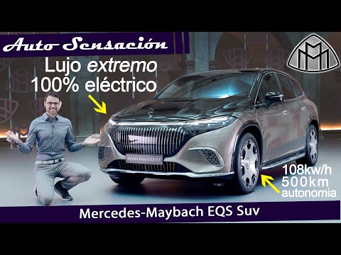 Presentación Mercedes Maybach EQS SUV 2024 . El máximo lujo  de Maybach ahora como SUV eléctrico .