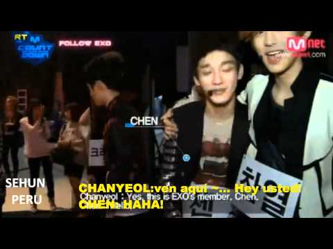 [SUB ESPAÑOL] 12/05/31 - EXO - Back Stage @ RT M! Countdown