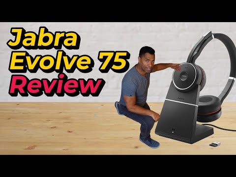 Jabra Evolve 75 Stereo Headphones - In-depth Review, Configure Settings, Headset Unboxing, Tips
