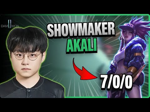DK ShowMaker MIDDLE Akali vs Yone | 15.5